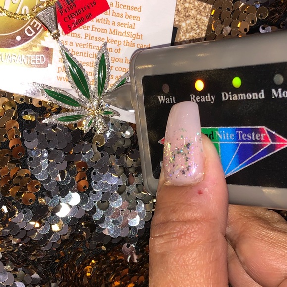 Real diamond pendant NOT CZ NOT MOISSANITE best gift for men HOT - Picture 6 of 7